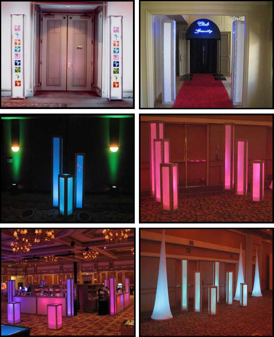 ILLUMINATED LED Columns